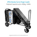 Proaim Vanguard Foldable Utility Cart w Garden Wheels | Professional All-Terrain Equipment Cart