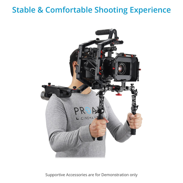 Camtree Hunt Quick Mount 19/15mm Rosette Handle Set (ARRI Standard) fo