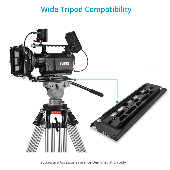 Proaim 12" Dovetail Plate (ARRI Standard)