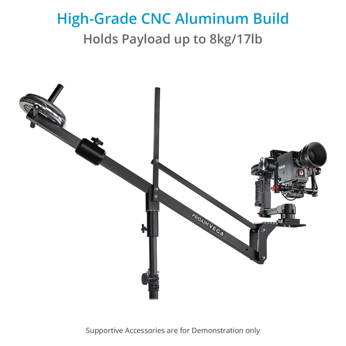 Proaim 4' Vega Jib Crane for DSLR Video Cameras | Payload: 8kg/17lb