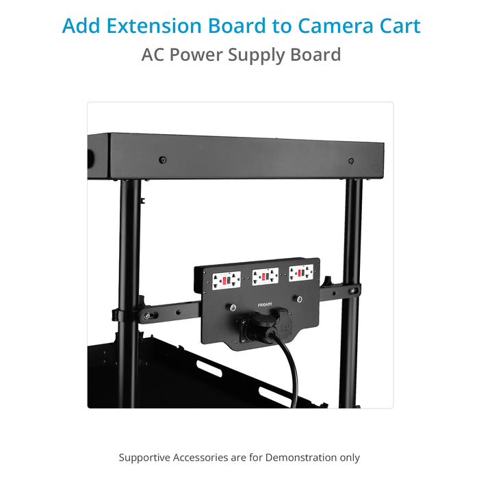 Proaim 6 Outlet AC Power Supply Board (Euro Socket) for Camera Production Carts