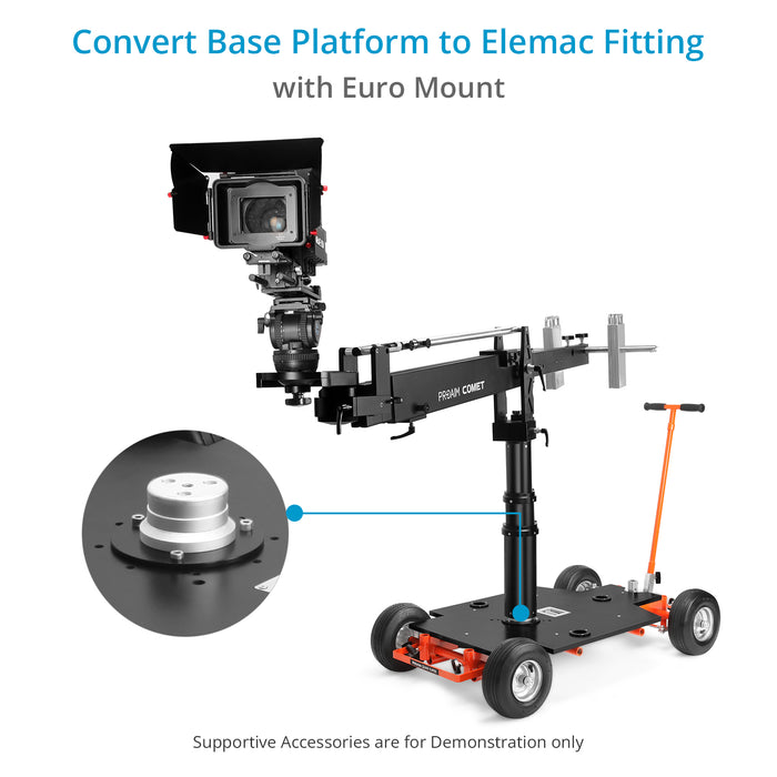 Proaim Euro/Elemac Base Adapter Mount for Camera Support Gear & Accessories