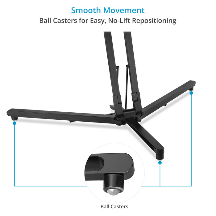 Proaim FlexLift Folding Camera Stand for Videographers & Content Creators. Max Height: 60”