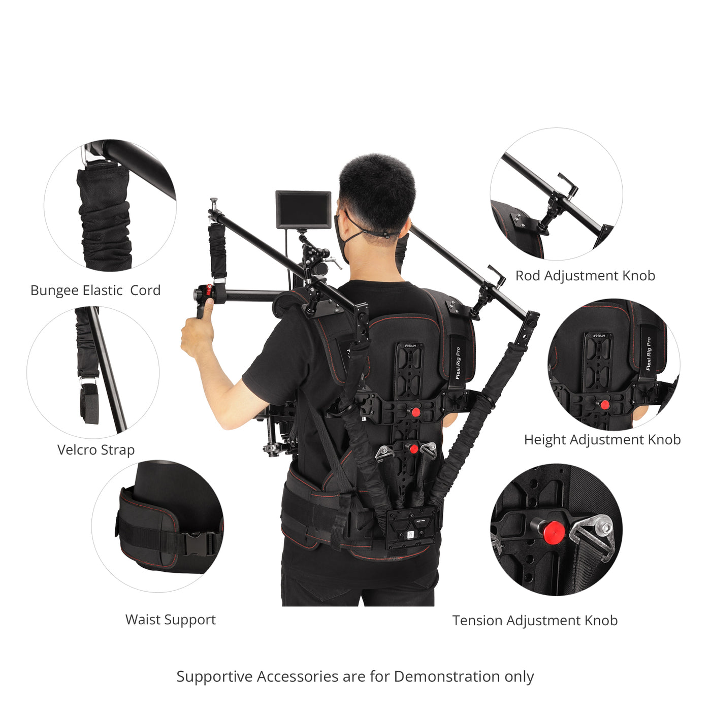 Flexi Rig Pro – Camera Gimbal Support Mount Kit | Proaim