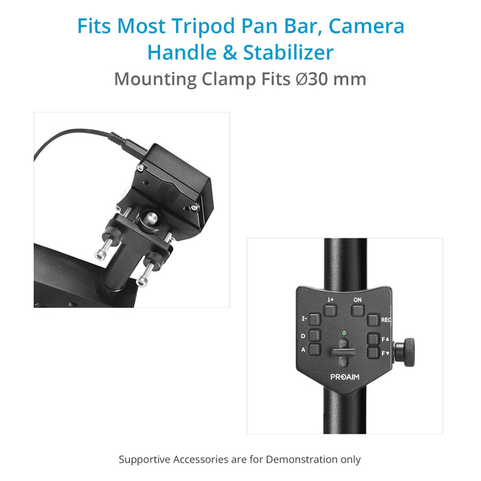 Proaim Lanc Zoom Controller with Iris /Focus/Zoom Speed Control for DV Camcorders w 2.5mm LANC Jack