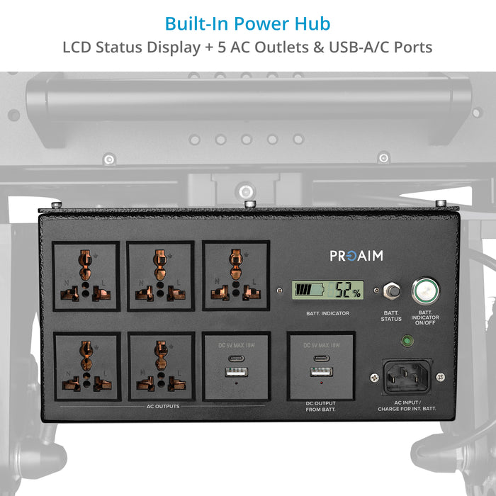 Proaim MoveMate Motorized Upgrade Kit for Video Camera Production Carts