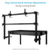 Proaim Multi Monitor Mounting System for Video Camera Production Carts