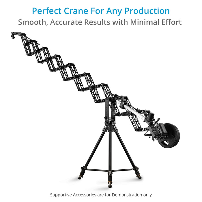 Proaim Powermatic Scissor Pro 17ft Telescopic Camera Jib Crane package w New Remote Controller (Dampening & Speed Control)