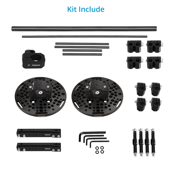 Proaim Universal Backseat Monitor Control System for In-Car Rigging