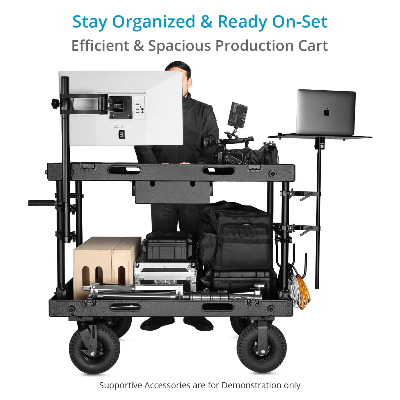 Victor Lite V2 Video Production Camera Cart. | Proaim