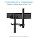 Proaim Multi Monitor Mounting System for Video Camera Production Carts