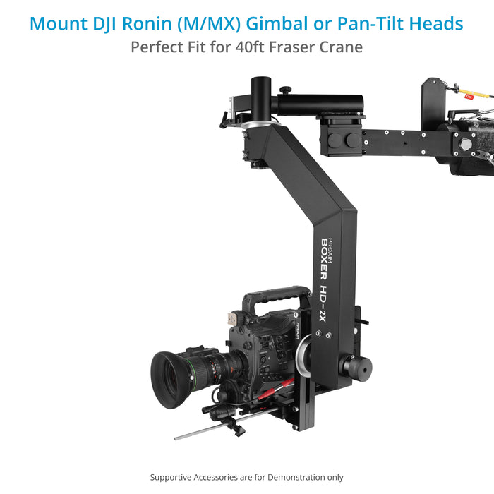 Proaim Quick Release 6TR Mount for DJI Ronin, M/MX Camera Gimbals & Pan Tilt Heads