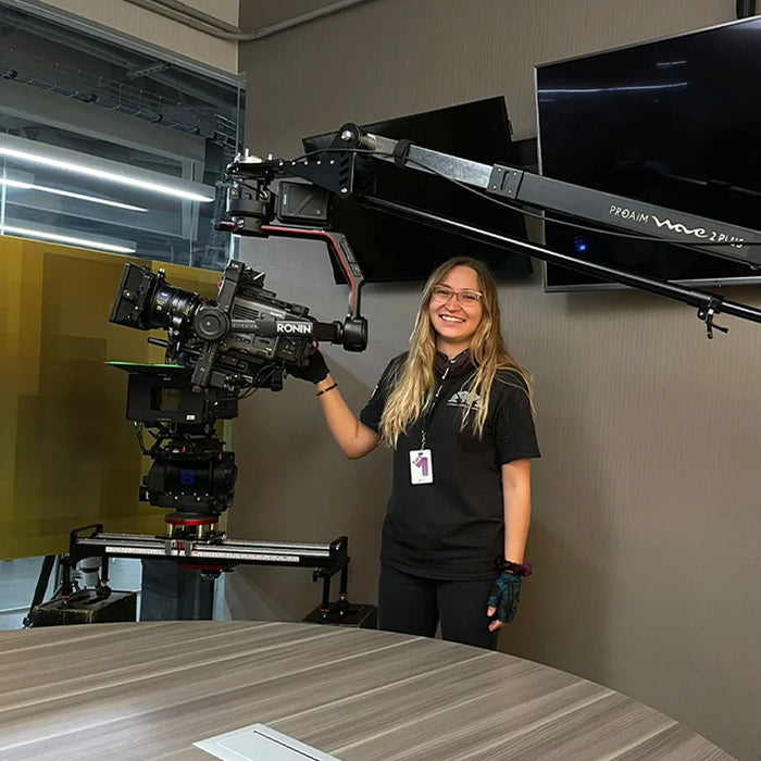 Proaim Flyking Precision Camera Slider (Mitchell Mount) + Flight Case