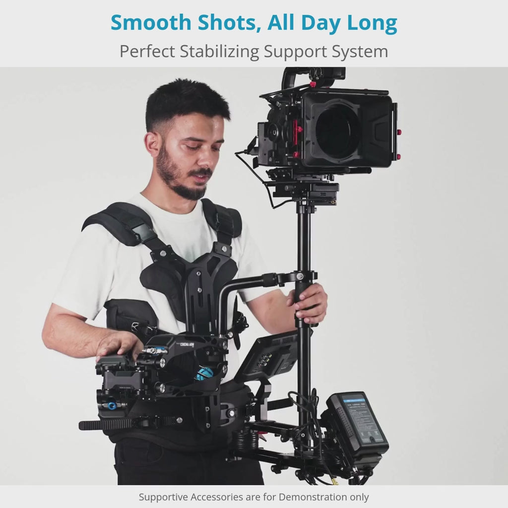 Proaim Cinema Pro Arm & Vest for Handheld Video Camera Stabilizers. Payload: 15-29kg / 33-63.8lb