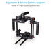 Filmcity Power DSLR Camera Cage with MB-600 Sunshade Matte Box Combo Kit