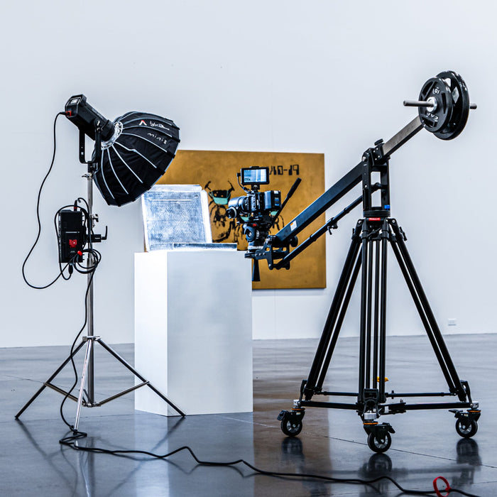 Proaim 7' Wave-2 Jib Crane, Dolly Stand for Camera / Gimbals / Pan Tilt Heads