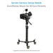 PROAIM Agile Heavy-duty Floor/Track Studio Dolly for Spiked Tripods