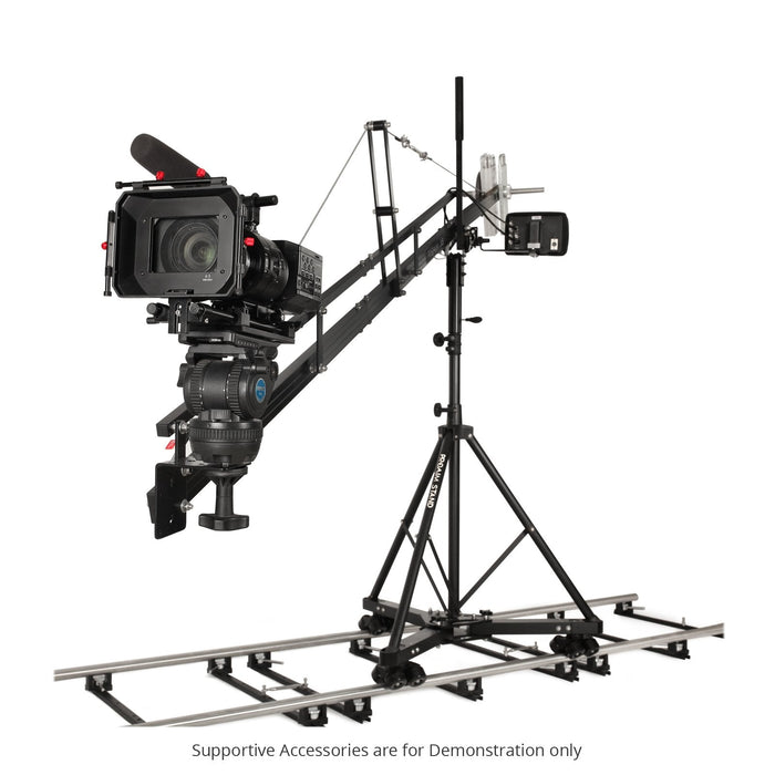 Proaim 12ft Camera Crane Jib with Stand for Gimbals, Pan-Tilt & Fluid Head