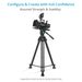 Proaim 75mm Camera Tripod Stand with Tripod Shoes