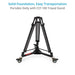 Proaim Alphabet 21ft Camera Jib Crane Package with Tripod, Dolly & Pan/Tilt Head