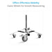 Proaim Baby 5/8” Jr. Roller Support Stand w Wheels for Studio, Photography | Max. Height: 9.5 Feet