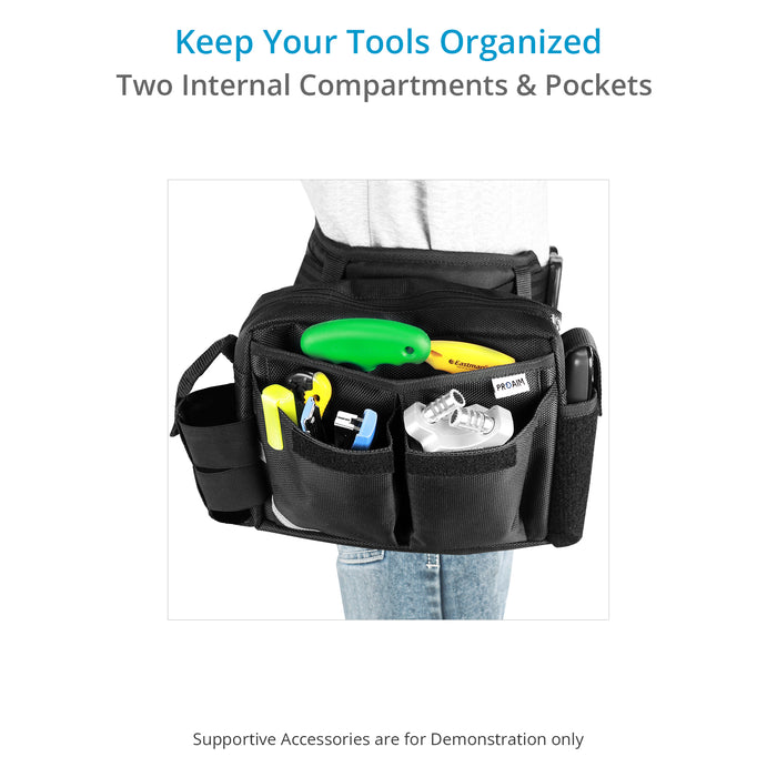 Camera Assistant Chest Pouch KUPO Standard Radio Chest Pack (Brown