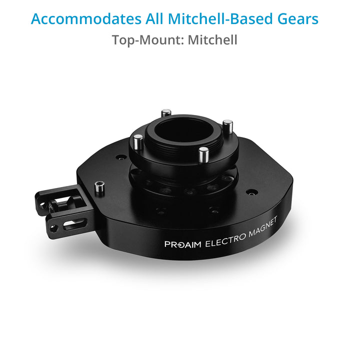 Proaim Electro Magnet Quick Release Mitchell Mount for Camera & Gimbal Rigs