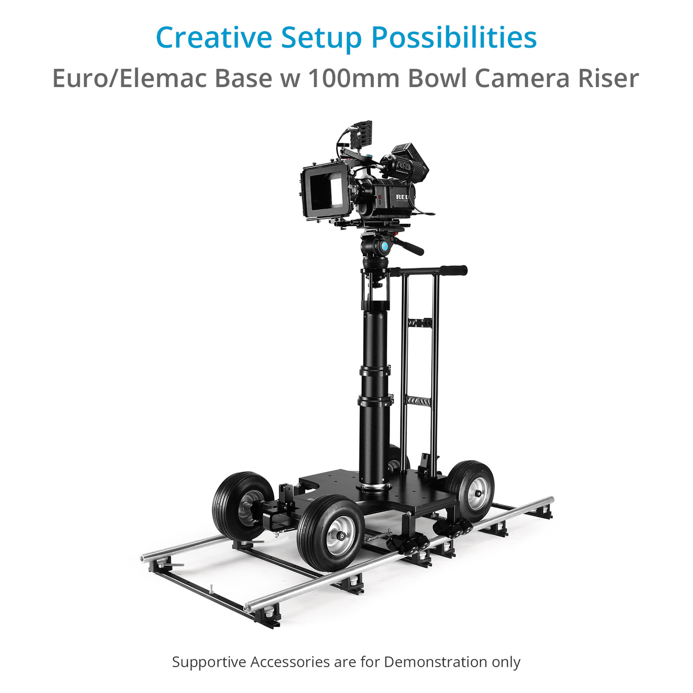 Camera Riser Block Camera Riser - Euro/Elemac Base with 100mm Bowl | Proaim