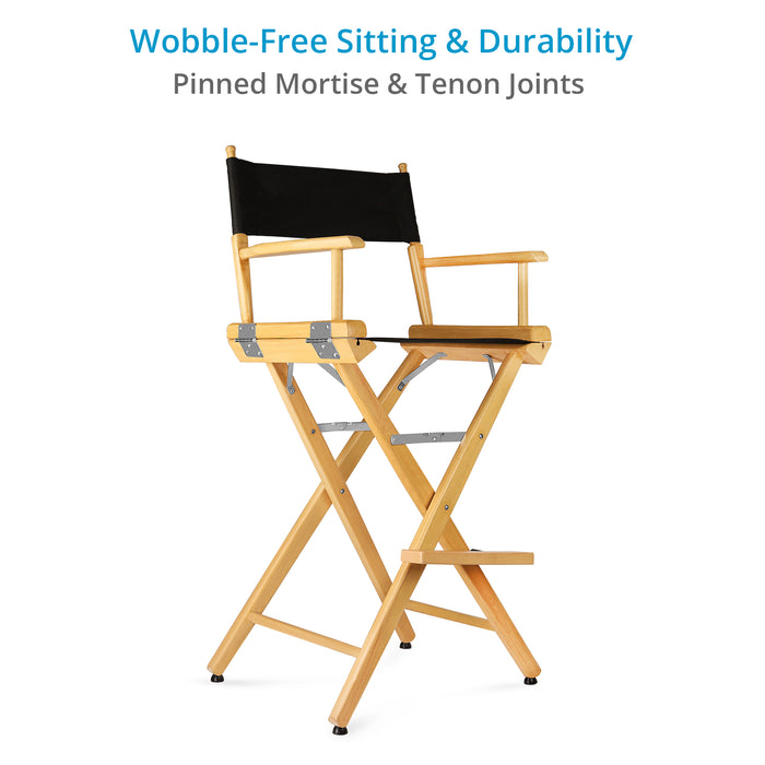 Proaim Foldable 30” Director Chair for Movies, Film Sets, Studios & More