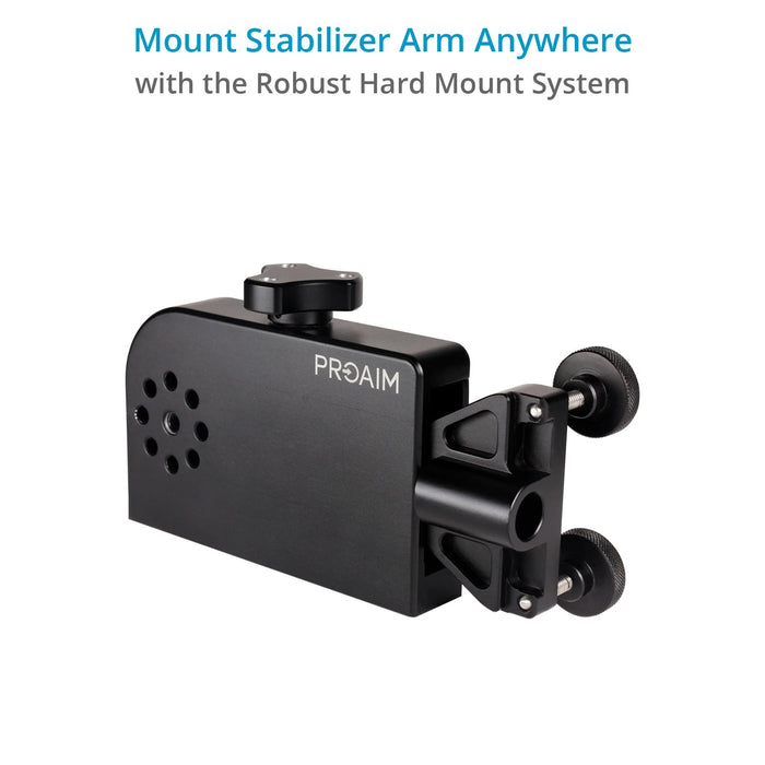 Proaim Hard Mount Kit for Camera Stabilizer Arm | For Speed Rail & Mitchell Gear