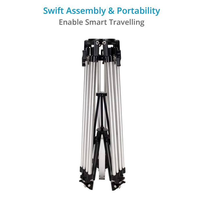 Proaim Heavy-Duty 150mm Camera Tripod Stand with Spreader —