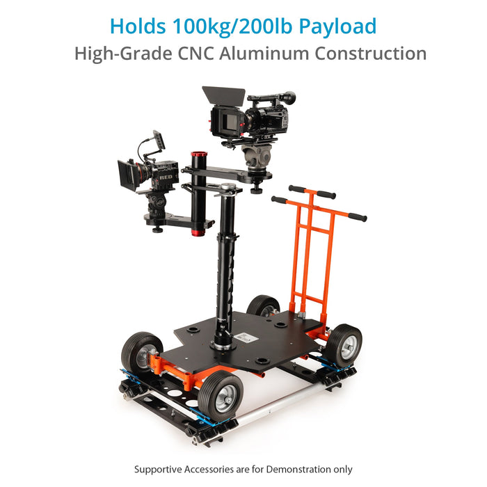 Camera Rig Movie Dolly High-Low Boom Rig for Camera Dolly, Jib & Slider | Proaim