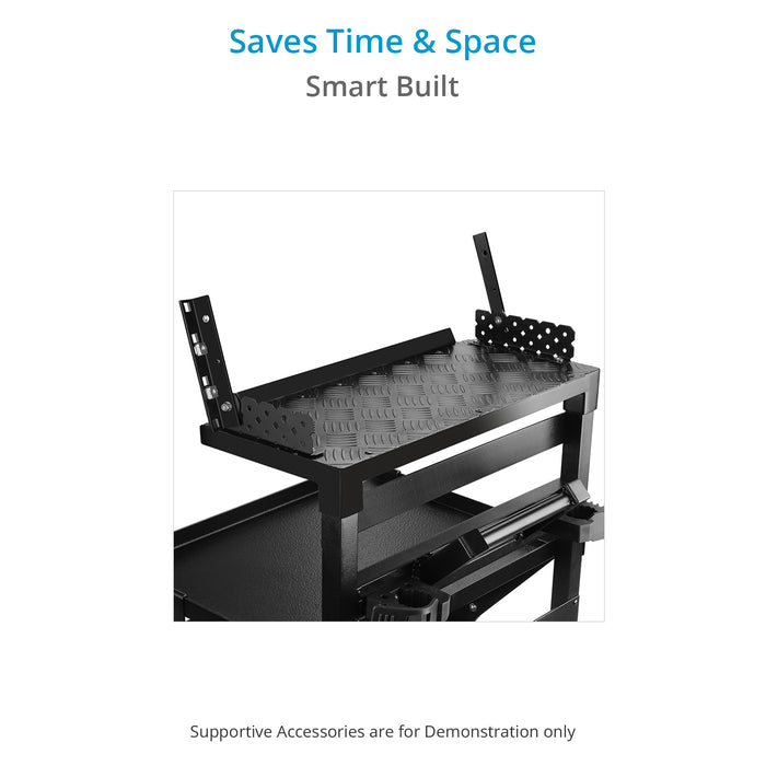 Proaim LCD Brackets for Soundchief Lite Cart | For Mounting Monitor & Sound System