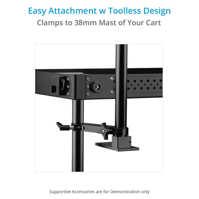 Proaim Multi Monitor Mounting System for Video Camera Production Carts