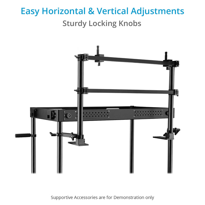 Proaim Multi Monitor Mounting System for Video Camera Production Carts