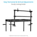 Proaim Multi Monitor Mounting System for Video Camera Production Carts