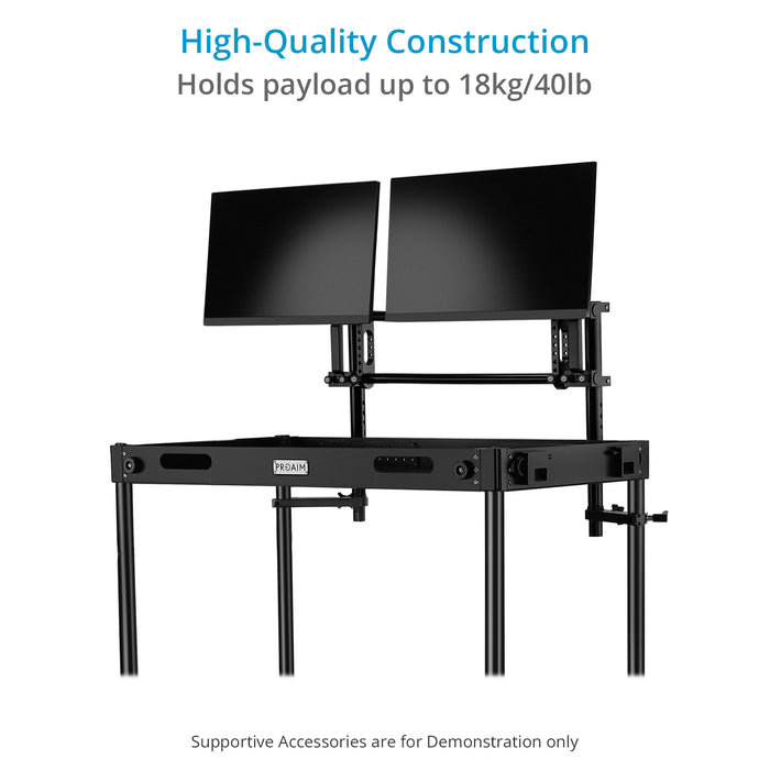 Proaim Multi-Monitor VESA Mount System for Camera Production Cart | 75mm/100mm