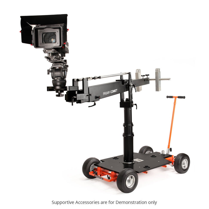 Proaim Quad Super Bazooka Film Camera Doorway Dolly | Rear-Wheel Steering