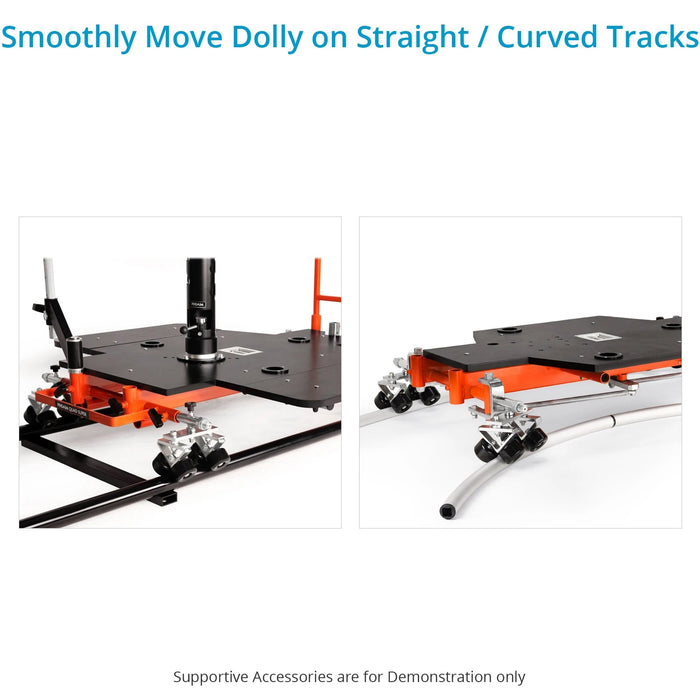 Proaim Track Wheel Set for Quad Super Camera Dolly