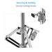 Proaim Baby 5/8” Jr. Triple Riser Roller Stand w Wheels for Studio, Photography | Max. Height: 12.2 Feet.