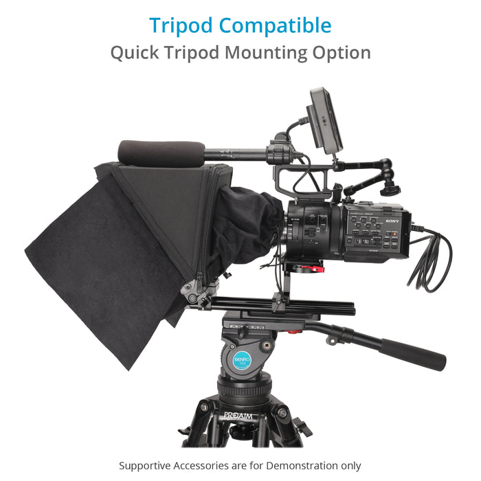 Proaim Universal Ultra Large iPad Teleprompter Kit for DSLR Video Camera