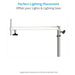 Proaim Linkon 5/8" Offset Arm with 2 Pins for Lights & Lighting Accessories
